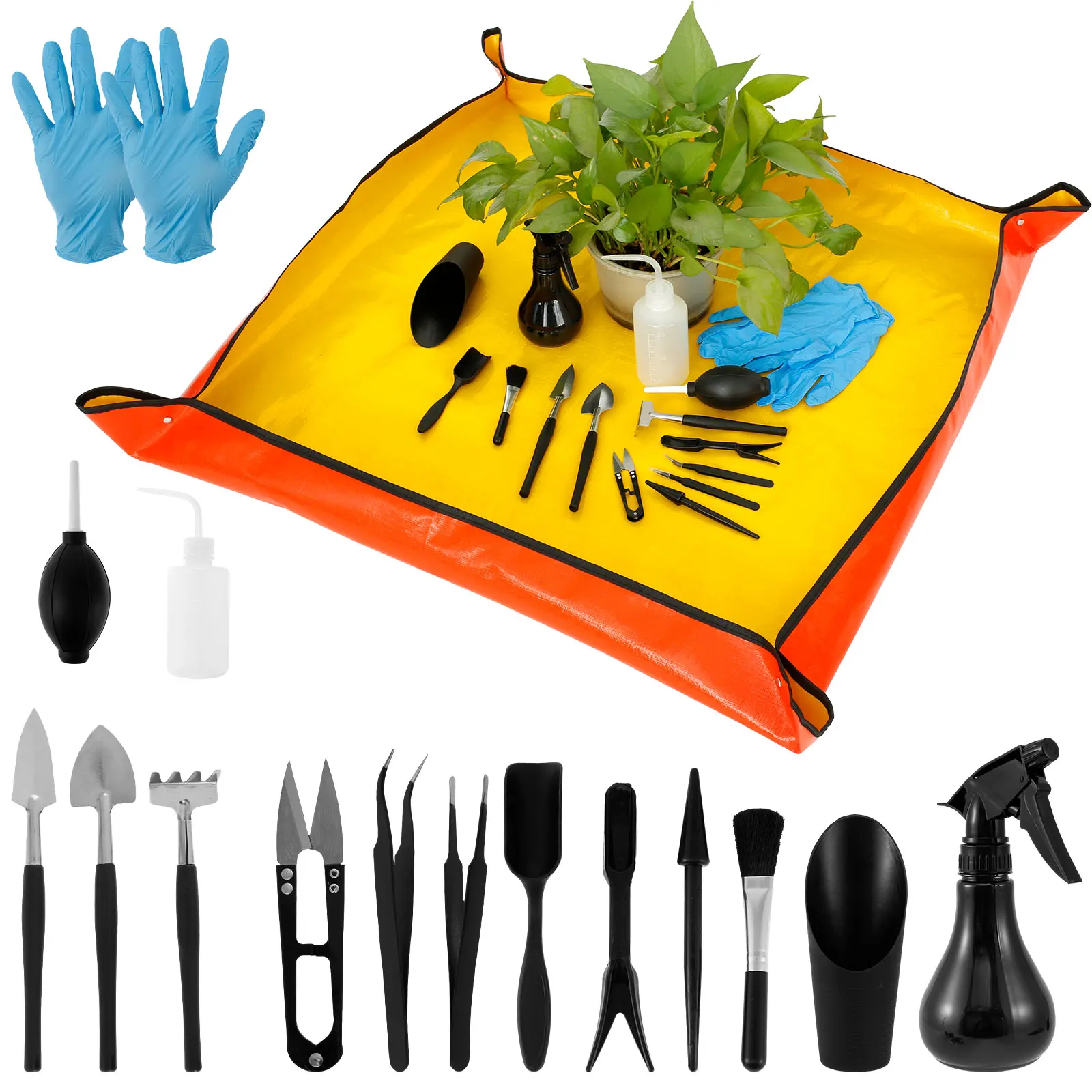 Bonsai Garden Tools - 13/16Pcs Garden Succulent Plants Tools Mini