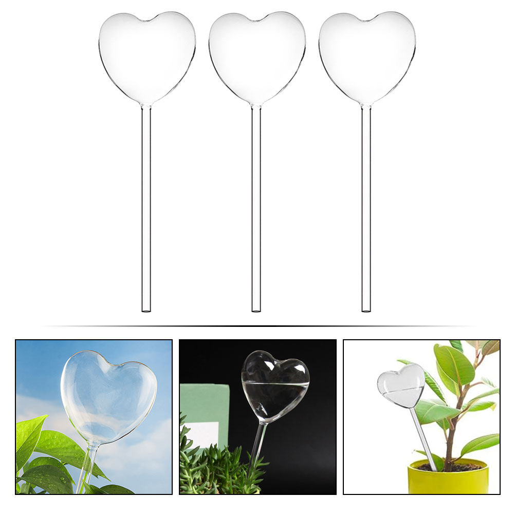 3Pcs Heart Shaped Glass Self W - Bonsai Garden Kit review and price