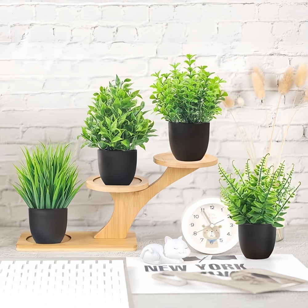 4pcs/set Mini Artificial Plant - Bonsai Garden Kit review and price