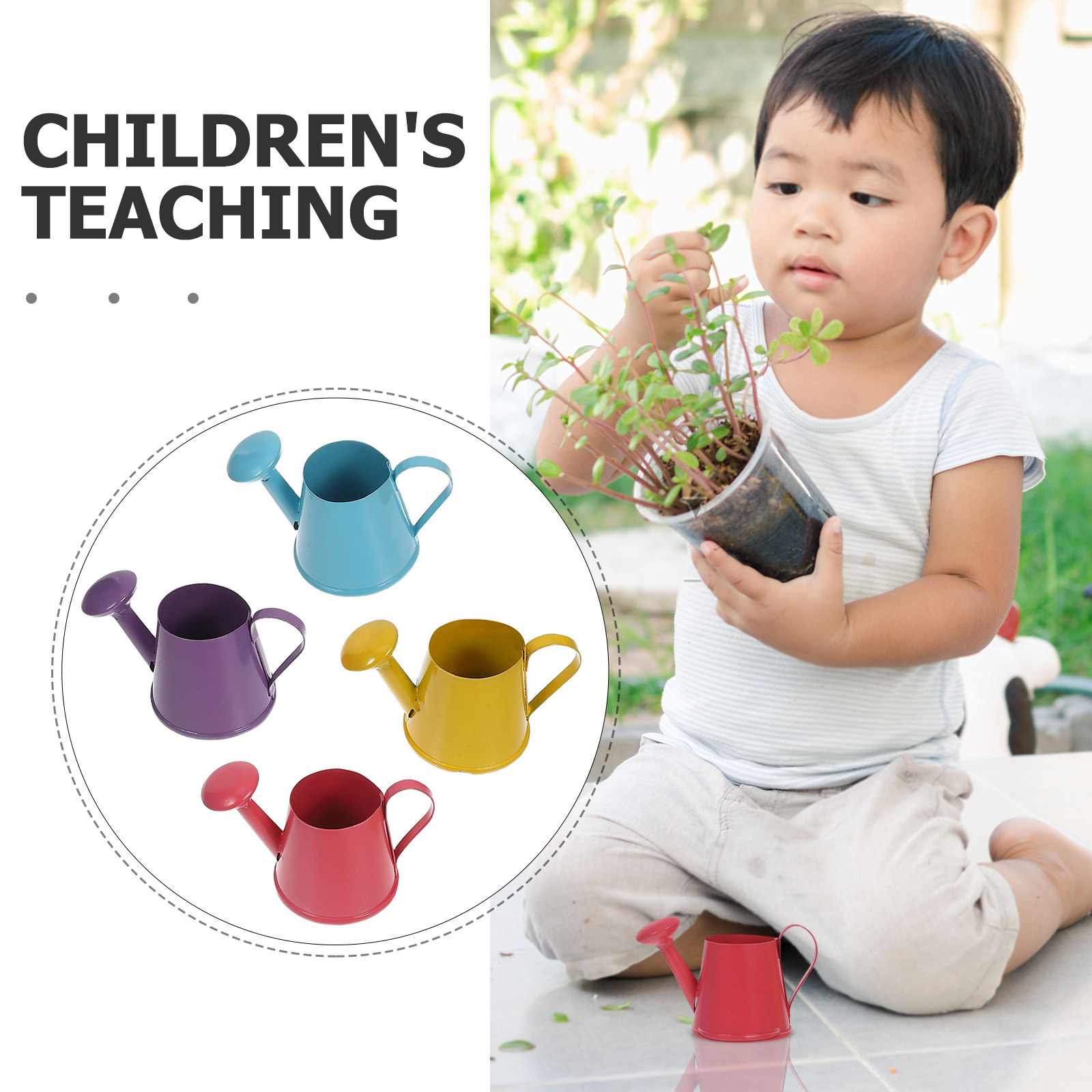4Pcs Mini Metal Watering Can S - Bonsai Garden Tools review and price